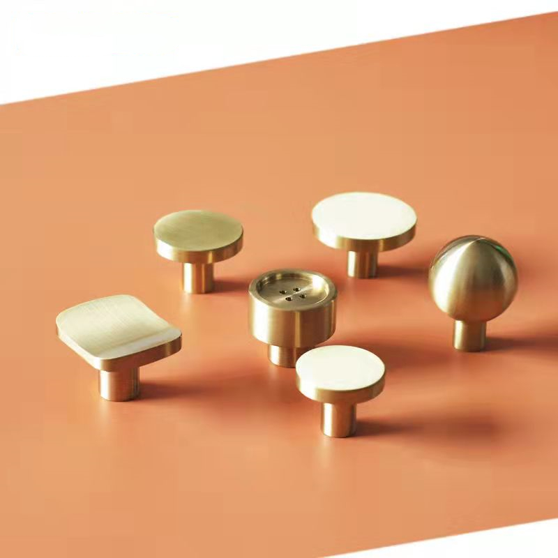 Furniture Hardware Jig - Modern Solid Brass Cabinet Kitchen Knobs
