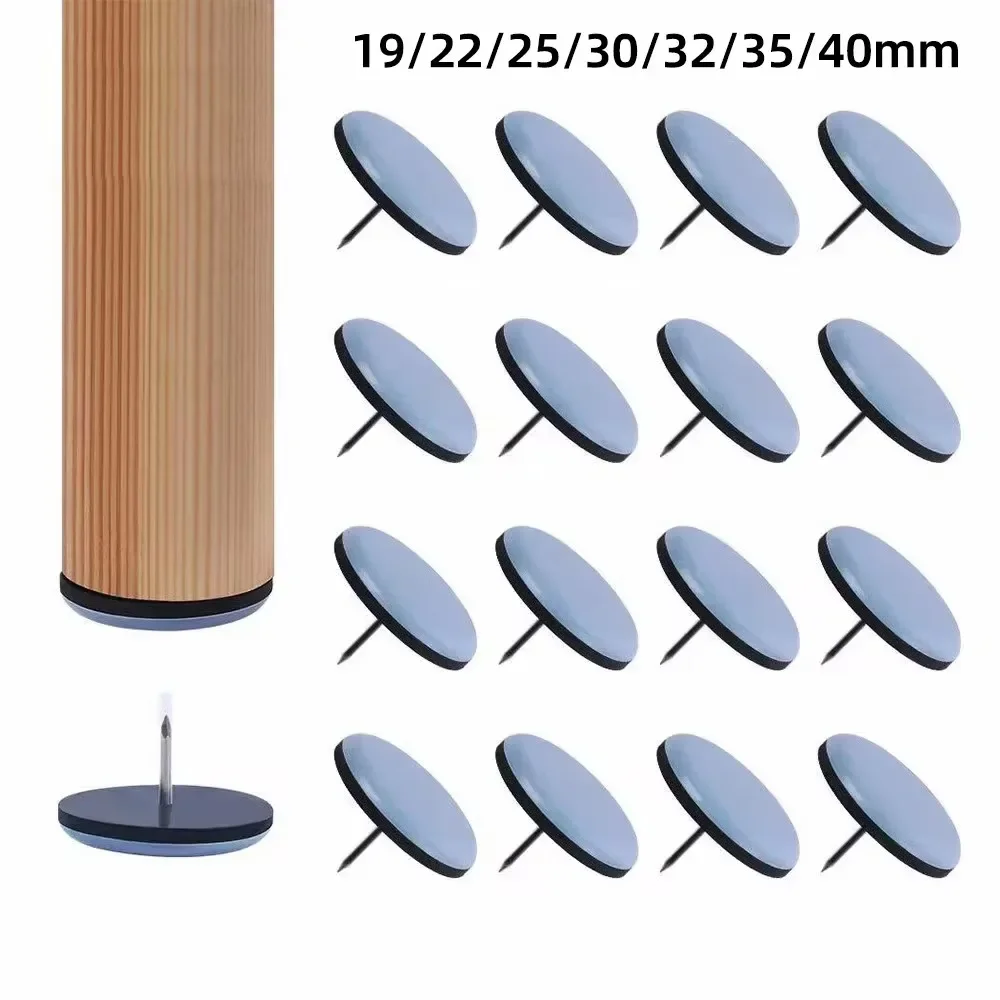 Cabinet Hinge Overlay - 16-38mm Table Chair Foot Sliders, Round