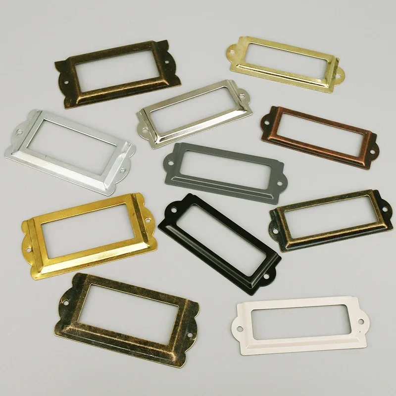 20pcs Antique Iron Tag Label F - Furniture Hardware Names recension och pris